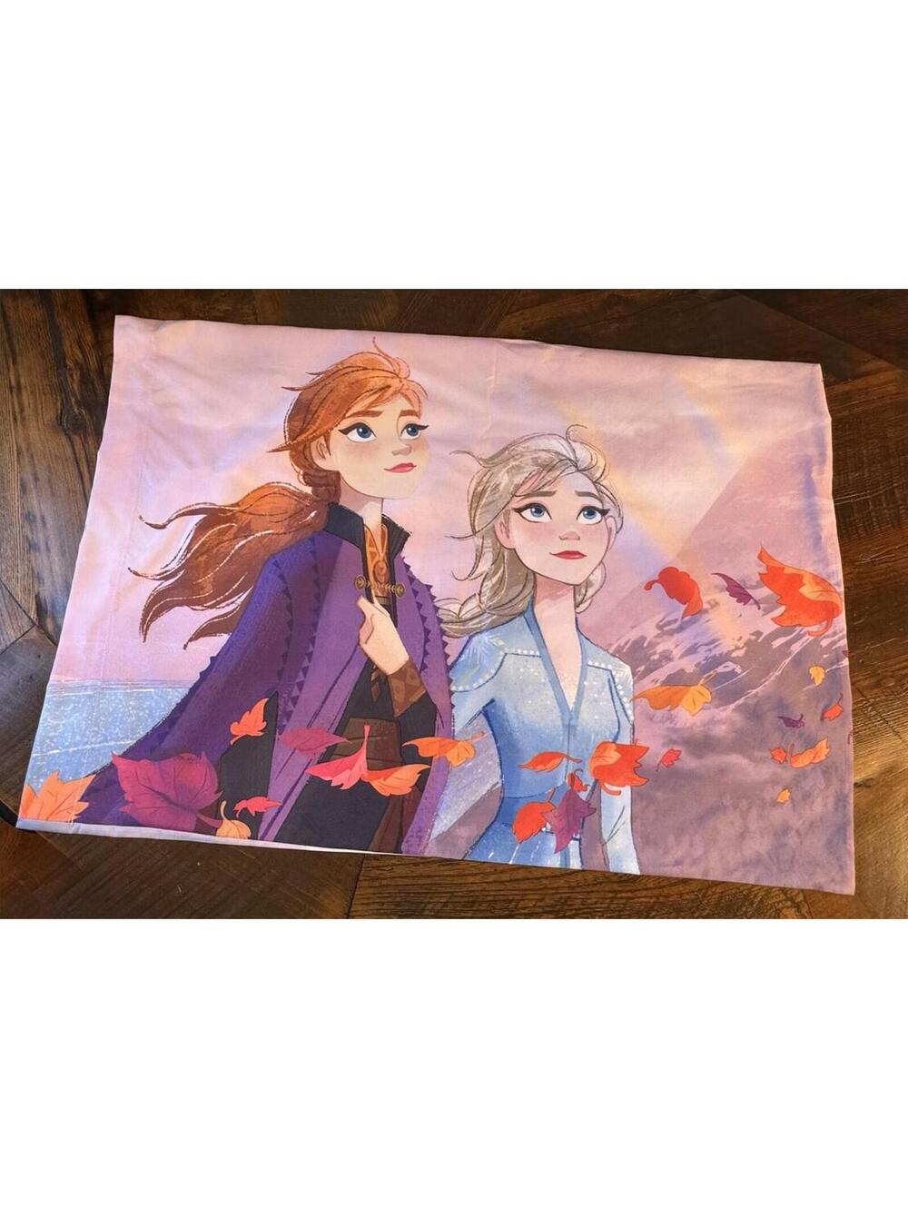 Disney Frozen Anna Elsa Believe In The Journey Standard Pillowcase Bedding